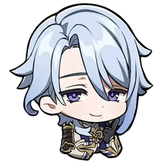 🤔 Kamisato Ayato Genshin Impact videogame, personagem, Genshin Impact, Kamisato Ayato, anime telegram sticker