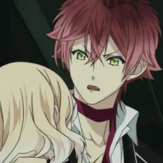 🍷 anime, vampire, male, female, Diabolik Lovers telegram sticker