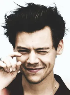 💴 Harry Styles harry styles, célébrité, chanteur, one direction, acteur, clin d'oeil telegram sticker