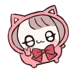 🦀 cute, cat, kawaii, manga, anime whatsapp sticker