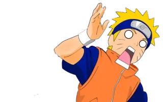 😵 Naruto Аниме, Манга, Мультфильм, Персонаж, Смешной, В шоке telegram sticker