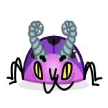 😈 mariquita, insecto, bicho, lindo, animal, dibujos animados whatsapp sticker