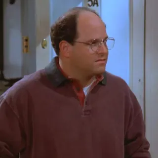 🤢 George Costanza Seinfeld george costanza, seinfeld, serie tv, personaje telegram sticker