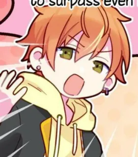 😠 to surpass even Anime, Mangá, Desenho animado, Menino, Expressão, Fofo whatsapp sticker