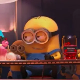 🍌 Minion Despicable Me Minion, Kartun, Kuning, Karakter, Animasi, Despicable Me telegram sticker