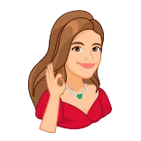 😉 femme, ok, fille, portrait, rouge, mode telegram sticker
