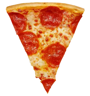 🍕 pizza, eten, pepperoni, italiaans, stuk telegram sticker
