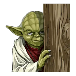 😰 Yoda Star Wars star wars, yoda, jedi, maestro, sabio telegram sticker