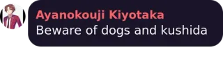 🙃 Ayanokouji Kiyotaka Ayanokouji Kiyotaka
Beware of dogs and kushida アニメ, よう実, 綾小路, 清隆, 櫛田 telegram sticker