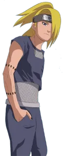 😕 Deidara Naruto アニメ, ナルト, デイダラ, 暁, ステッカー telegram sticker