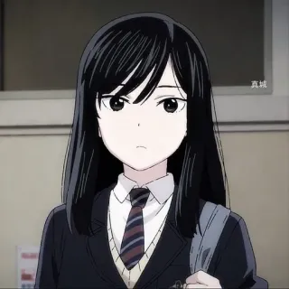 😶 真城 Anime, Cô gái, Đồng phục, Nữ sinh, Nhật Bản whatsapp sticker