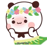 🕺 @FarsiSticker Panda, Fofo, Kawaii, Animal, Desenho animado, Adesivo telegram sticker