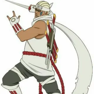 🐙 Killer Bee Naruto anime, ninja, sword, fighting, anime character telegram sticker