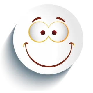 😃 ยิ้ม, การ์ตูน, มีความสุข, อิโมจิ, ภาพประกอบ telegram sticker