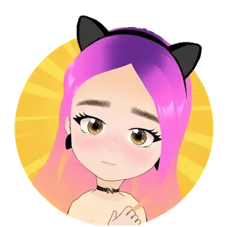 👀 avatar, female, cute, anime, digital art, cat ears telegram sticker