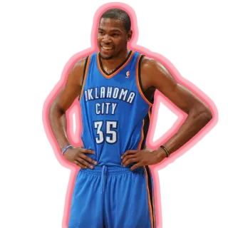 ↪ Kevin Durant OKLAHOMA CITY 35 Basketball, NBA, Athlète, Sport, Oklahoma City Thunder, Kevin Durant whatsapp sticker