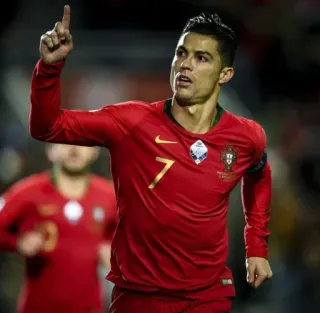7️⃣ Cristiano Ronaldo soccer, football, athlete, Portugal, Ronaldo telegram sticker