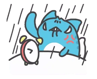 😡 shark cat telegram sticker