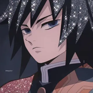 ⭐ Giyu Tomioka Demon Slayer anime, character, giyu tomioka, demon slayer, kimetsu no yaiba whatsapp sticker