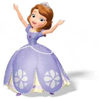 🙌 Sofia Dessin animé, Princesse, Enfant, Sofia la Première, Disney telegram sticker