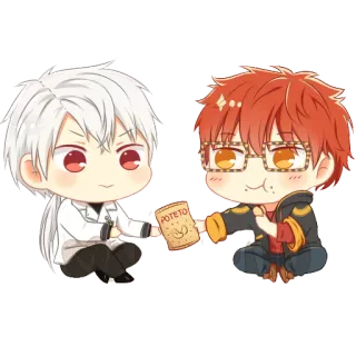 😗 POTETO Anime, Cartoon, Niedlich, Chibi, Kartoffel, Essen, Snack telegram sticker