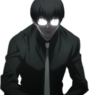 😠 Anime, Manga, Personnage, Sombre, Figurine, Sérieux, Homme, Mâle telegram sticker