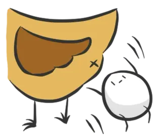 🥚 frango, ovo, desenho animado, animal, fazenda, aves telegram sticker