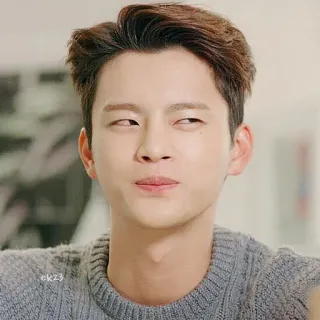 😒 man, portrait, korean, actor, face, person whatsapp sticker