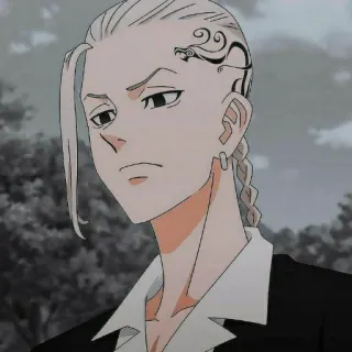 😑 Draken Tokyo Revengers anime, manga, tattoo, dragon, profile, male, character telegram sticker