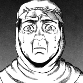 ⚔ triste, llorando, manga, molesto, angustiado telegram sticker