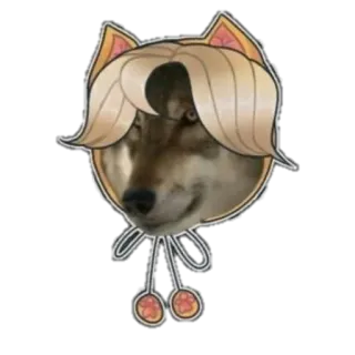 🐺 pies, zwierzę, mem, naklejka, kreskówka, śmieszne telegram sticker