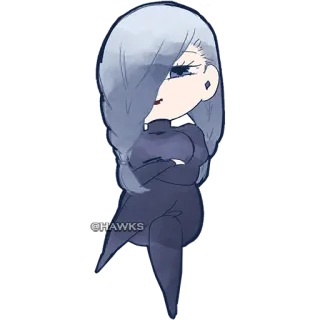 😏 @HAWKS Anime, Cartoon, Charakter, Kunst, Digitale Kunst telegram sticker