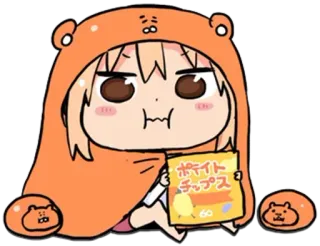 🥧 ポテトチップス Anime, Personnage, Chips, Snack, Dessin animé, Nourriture whatsapp sticker