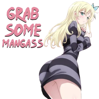 🤗 GRAB SOME MANGASS Anime, Manga, Offensiv, Cartoon telegram sticker