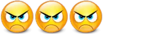😠 wütend, Emoji, Emoticon, verärgert, Stimmung whatsapp sticker