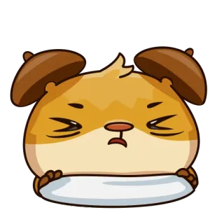 ⏰ tier, hamster, niedlich, verschlafen, cartoon telegram sticker