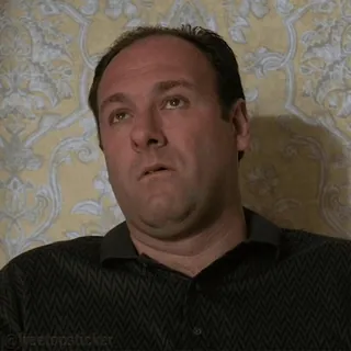 😟 Tony Soprano The Sopranos telegram sticker