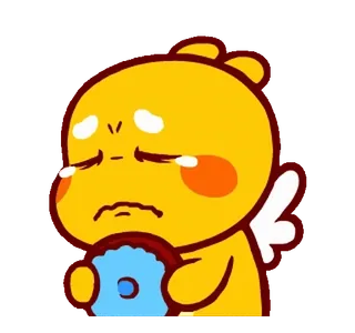 ๐ข menangis, sedih, emosional, imut, kawaii, kartun telegram sticker