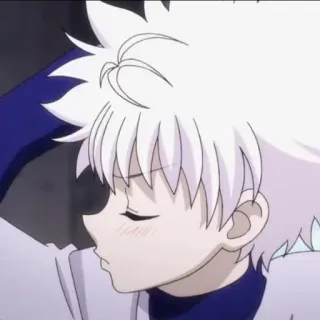 😳 Killua Hunter x Hunter killua, hunter x hunter, anime, manga, süß, charakter telegram sticker