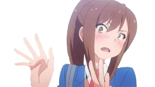 🖐 Anime, Dziewczyna, Postać telegram sticker