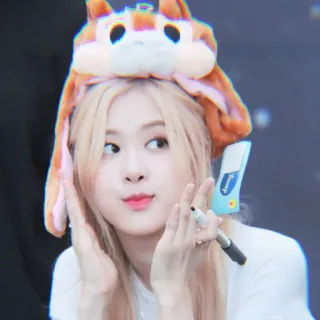 🍣 Rose Rose, K-pop, Cantora, Blackpink, Idol, Mulher, Coreana telegram sticker