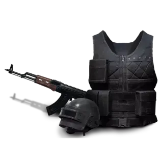 📧 Rüstung, Helm, Waffe, AK47, Militär, Schutz whatsapp sticker