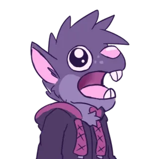 😦 Hoạt hình, Động vật, Chuột, Sốc, Ngạc nhiên telegram sticker