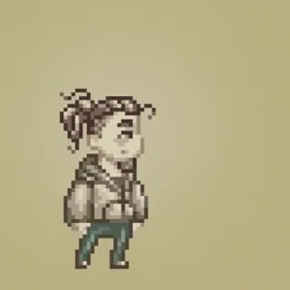 🙂 Pixel art, Personaggio, Cartone animato, Vintage telegram sticker