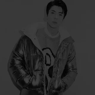 ✔️ man, portrait, fashion, winter, outerwear, kpop telegram sticker
