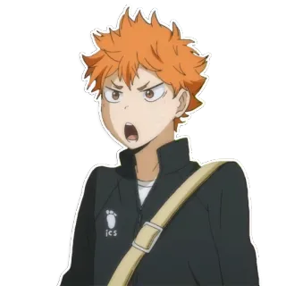 😲 Hinata Shoyo Haikyuu!! Hinata Shoyo, Haikyuu!!, Anime, Manga, Voleibol, Dibujos animados telegram sticker
