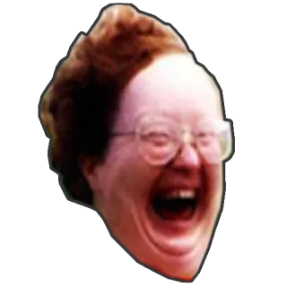 😆 Meme, Engraçado, Risada, Feliz, Expressão telegram sticker