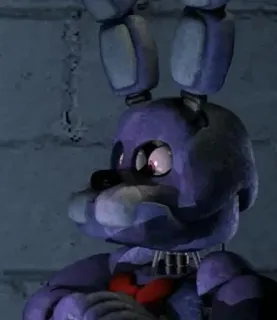 ⛓ Bonnie Five Nights at Freddy's Animatronique, Lapin, Horreur, Jeu vidéo, Bonnie whatsapp sticker