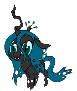 😈 Queen Chrysalis My Little Pony Rainha Chrysalis, My Little Pony, Desenho animado, Personagem, Animação whatsapp sticker