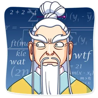 🤔 2+2=4
-
(y-y)
ft(m
kle
wat
(2n
-
wtf
= 21
m(x-x₁)
m > 0;
<1; math, formulas, equations, old man, sticker telegram sticker